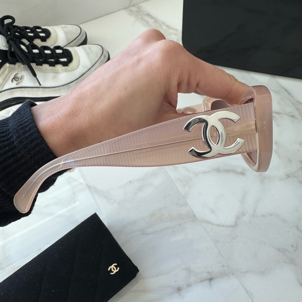Chanel Rectangle Sunglasses 55mm - Picture 6 of 6